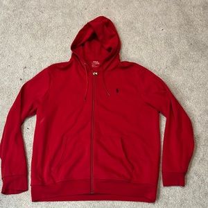 Polo Zip Up Hoodie